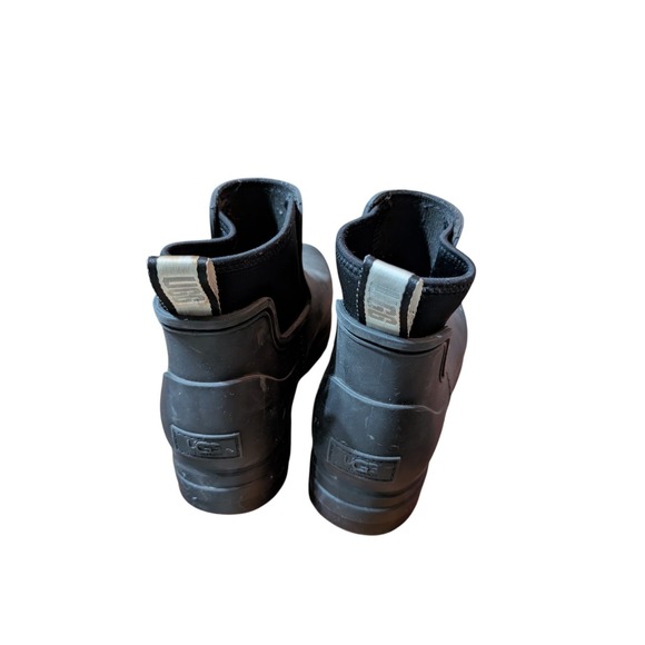 UGG Droplet Women's Waterproof Rubber Ankle Boots – Black – W 11 - Picture 7 of 11